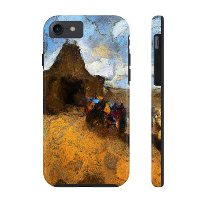 "Dusty Pilgrims at the Forgotten Shrine" - The Alien Tough Phone Cases