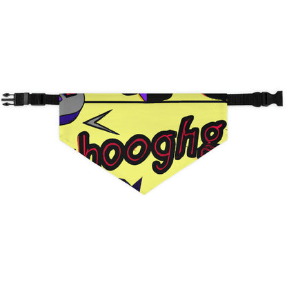 "Technicolor Tech Tales" - The Alien Pet Bandana Collar