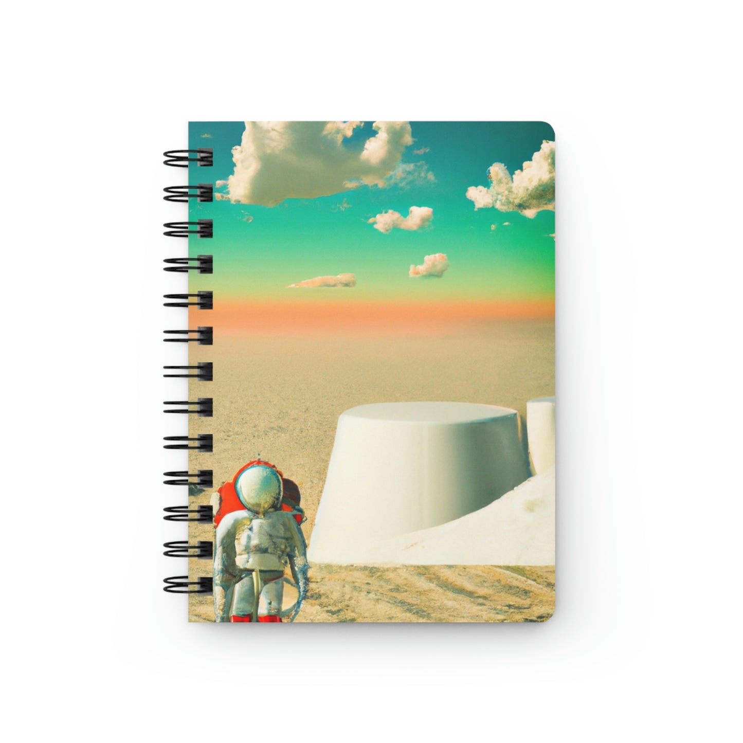 "A Strayed Astronaut: Alone on a Forlorn Planet" - The Alien Spiral Bound Journal