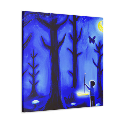 "Un viaje por el bosque iluminado por la luna" - The Alien Canva