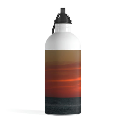 "Serene Sails: A Peaceful Sunset" - The Alien Stainless Steel Water Bottle