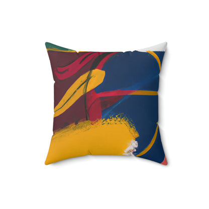 The Enchanted Amusement Park - The Alien Square Pillow