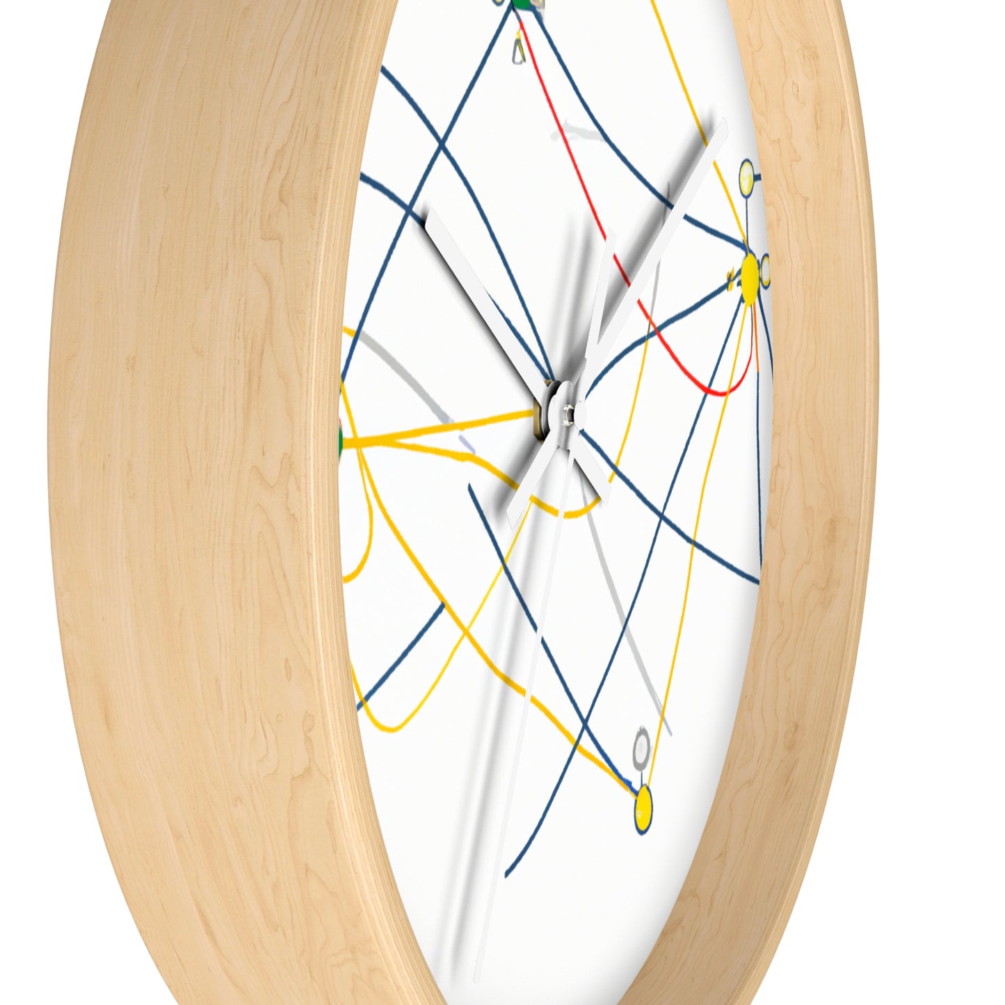 "Exploring the Dynamic Topology: Artful Visualization of a Network Structure." - The Alien Wall Clock