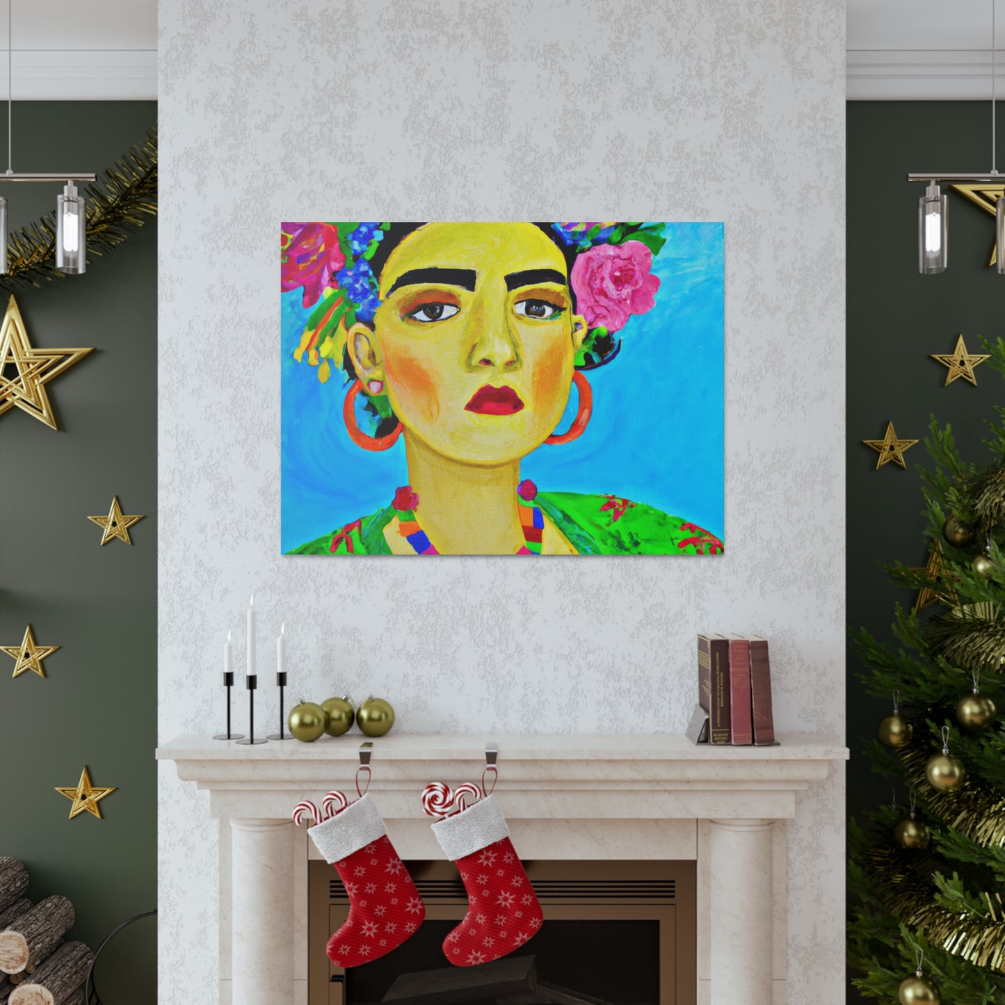 "Fierce and Free: A Frida Kahlo-Inspired Tribute to Mexican Women" - The Alien Canva