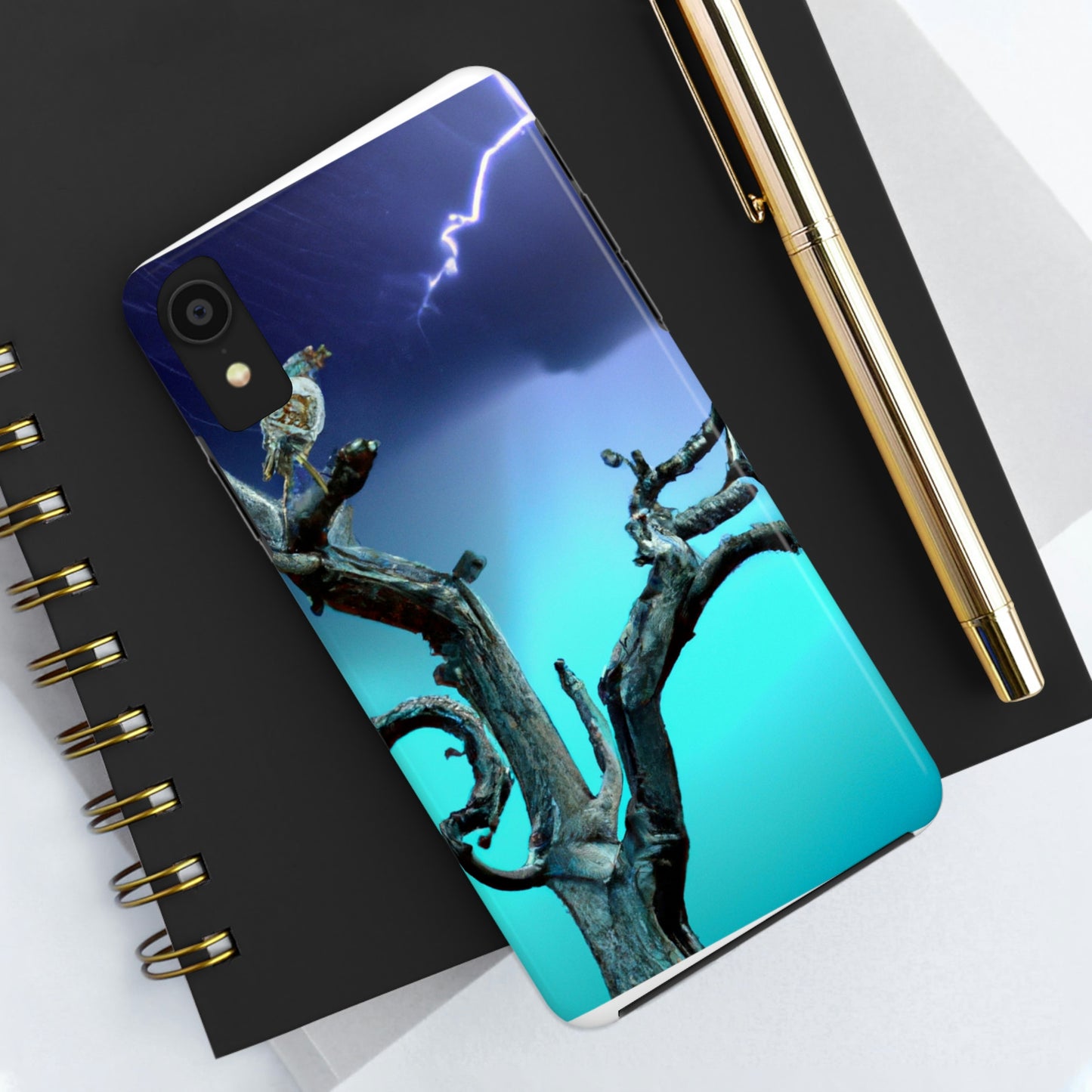 "Alone Against the Storm" - The Alien Tough Phone Cases