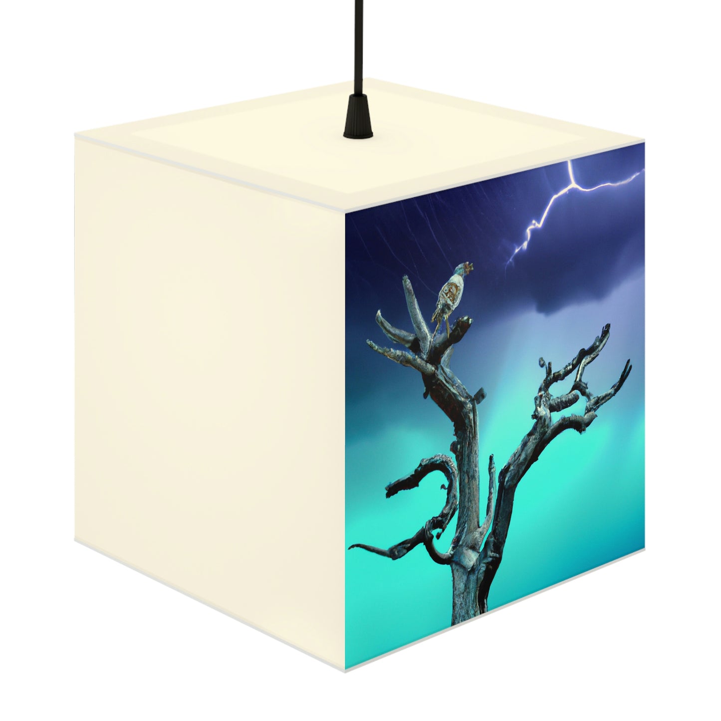 "Alone Against the Storm" - La lámpara Alien Light Cube