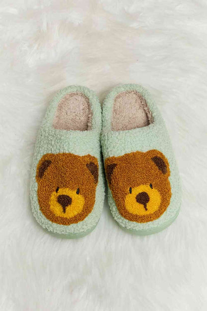 Plüsch-Slipper mit Melody-Teddybär-Print