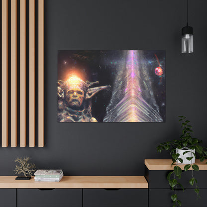 Zarkkoo the Cosmic Painter - Canvas