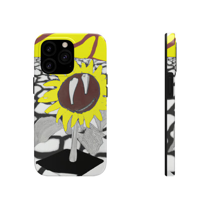 "Un girasol que se marchita en un campo reseco" - The Alien Tough Phone Cases