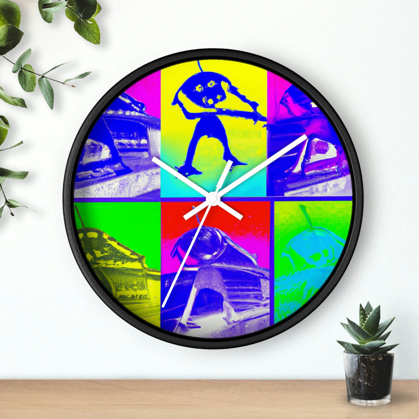 "A Desperate Escape" - The Alien Wall Clock