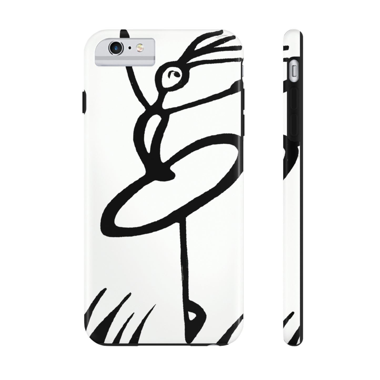 "Ballet on a Blade: A Ballerina's Spin" - The Alien Tough Phone Cases