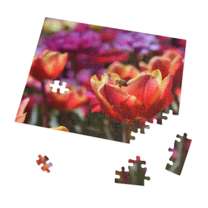 "The Busy Bee's Tulip Trawl" - The Alien Jigsaw Puzzle