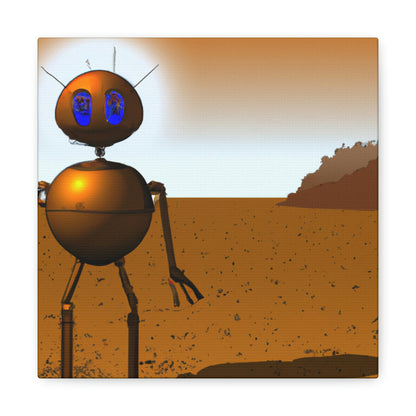 "Robo Earth Exploration: The Adventures Of An Alien Bot!" - The Alien Canva