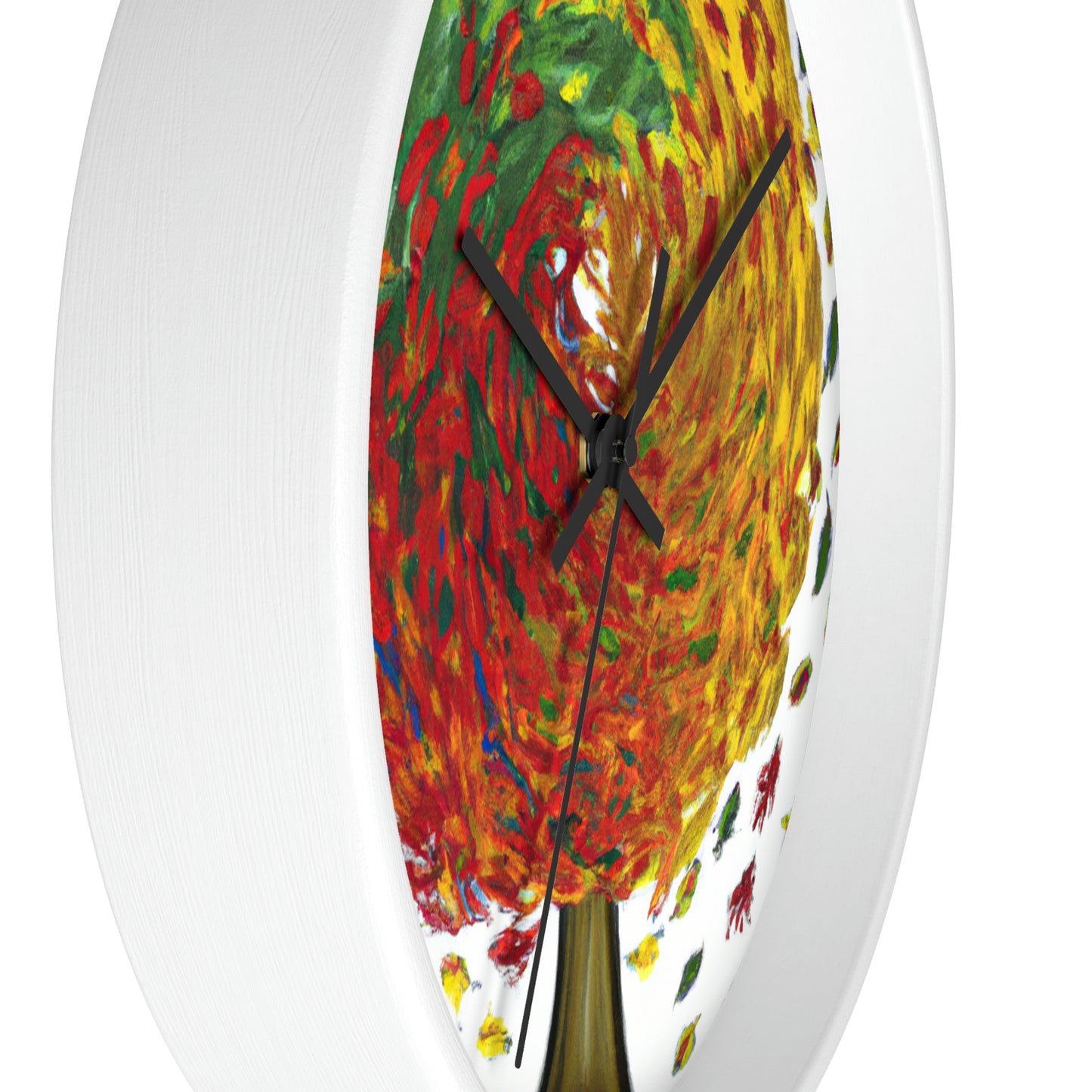 "Autumnal Whirl" - The Alien Wall Clock