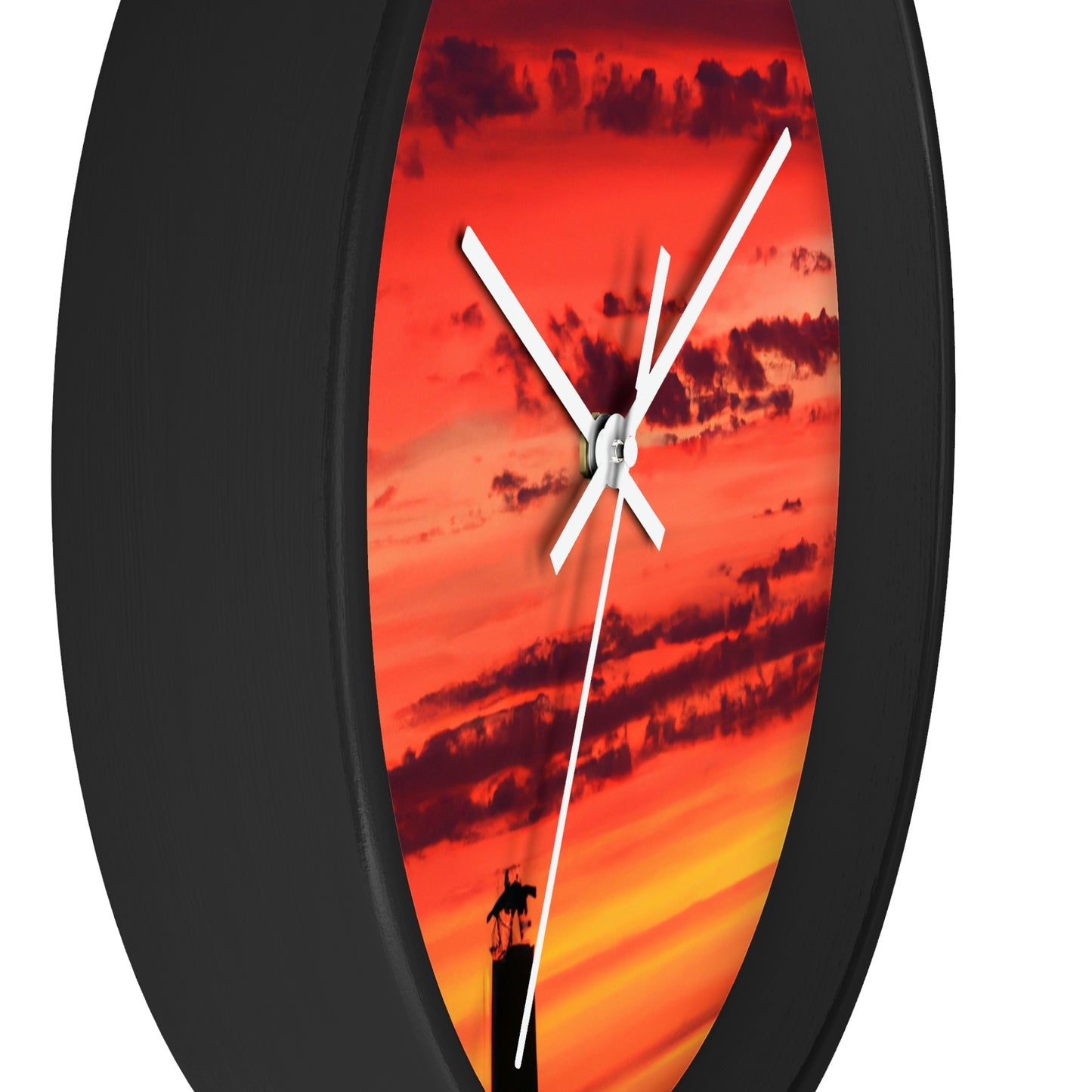 "Lonely Lighthouse on Fire" - The Alien Wall Clock