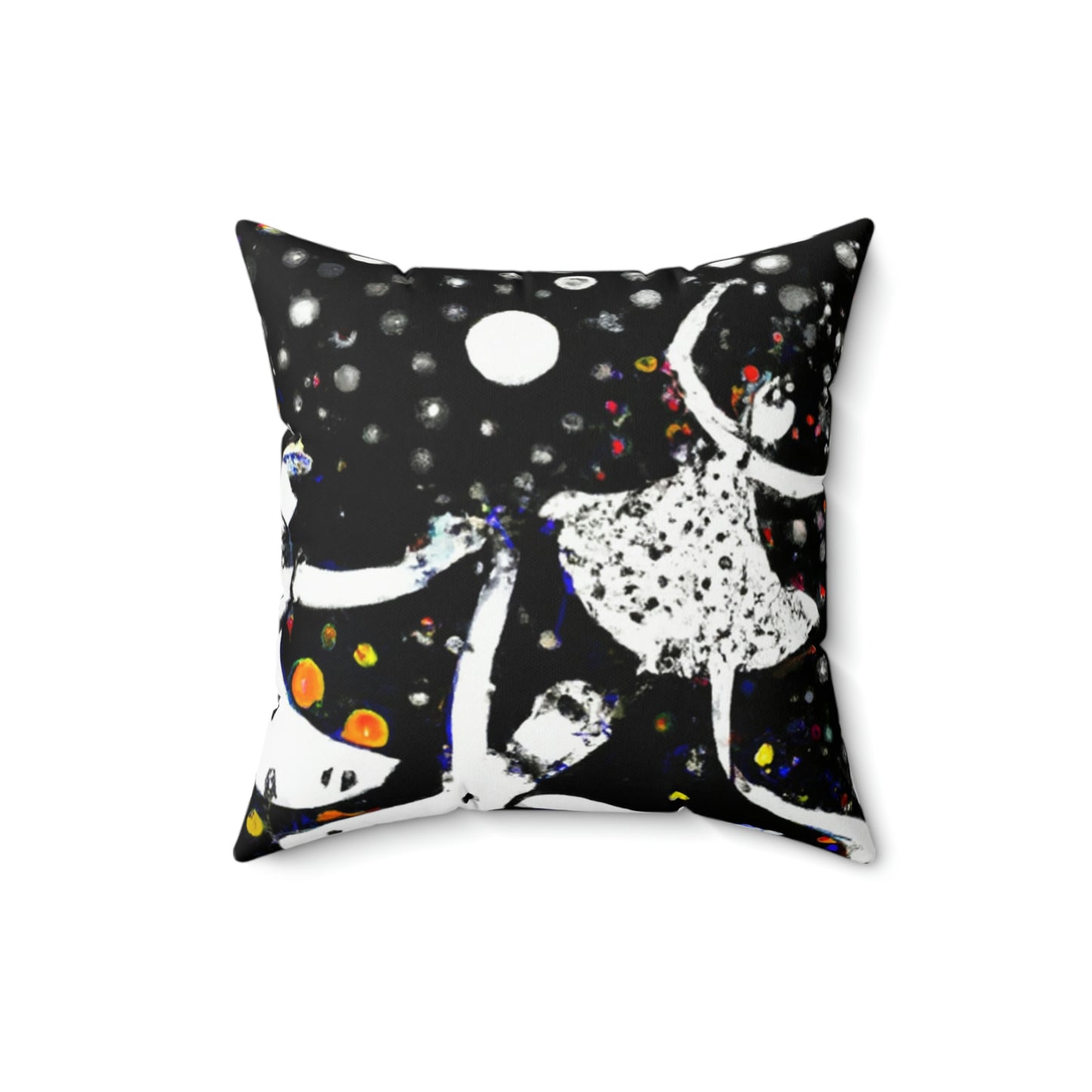 Twinkling Starlight Dance of the Fairies - The Alien Square Pillow