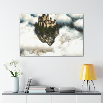 Mystic Castle in the Sky - The Alien Canva