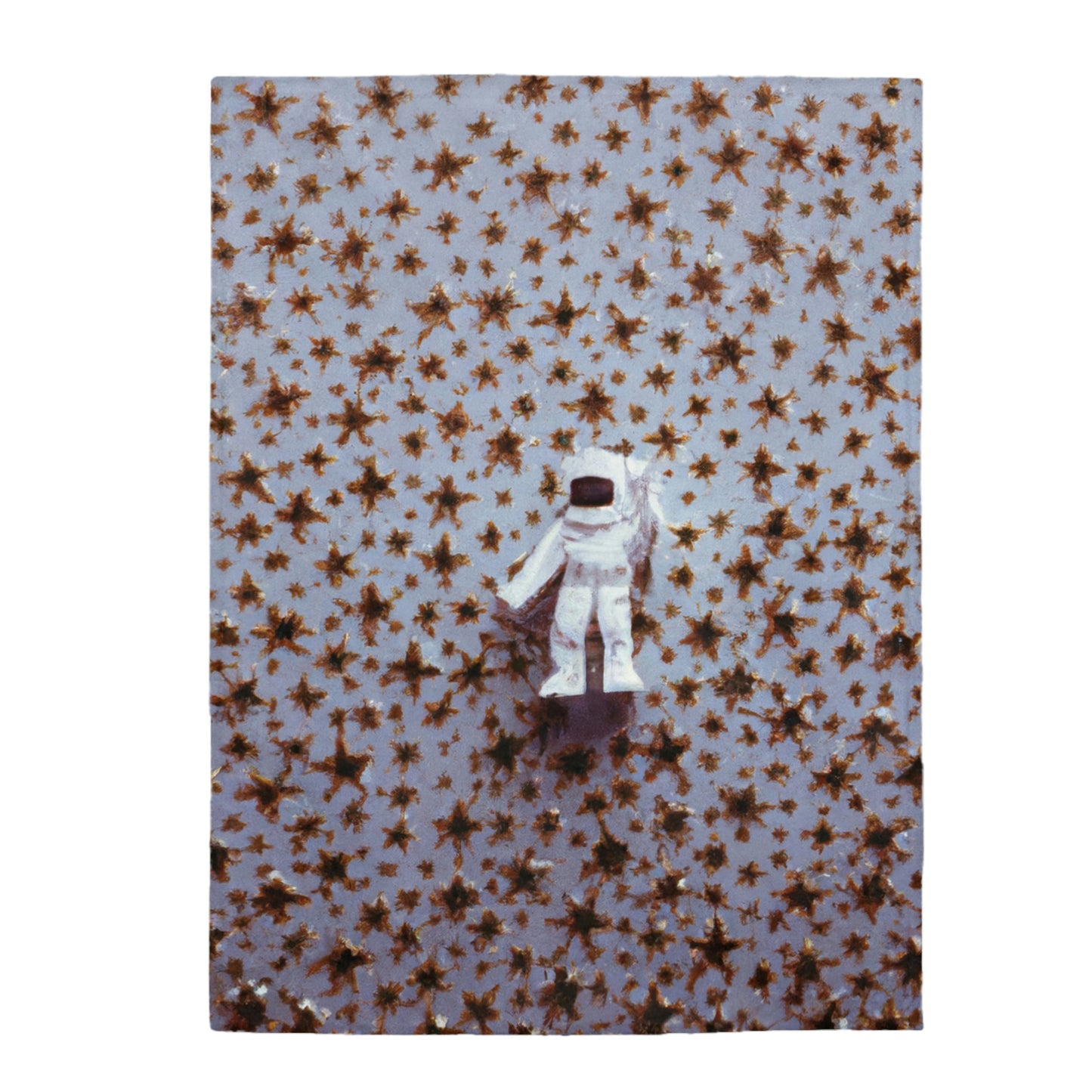 "A Small Adventurer Among Giant Stars" - The Alien Velveteen Plush Blanket