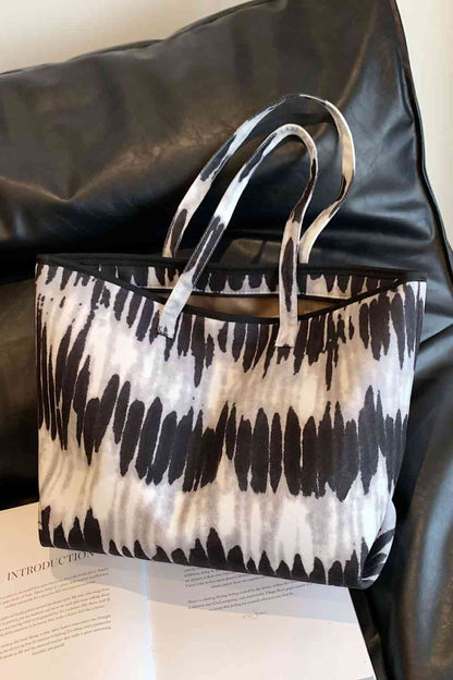 Bolso tote de cuero de PU estampado