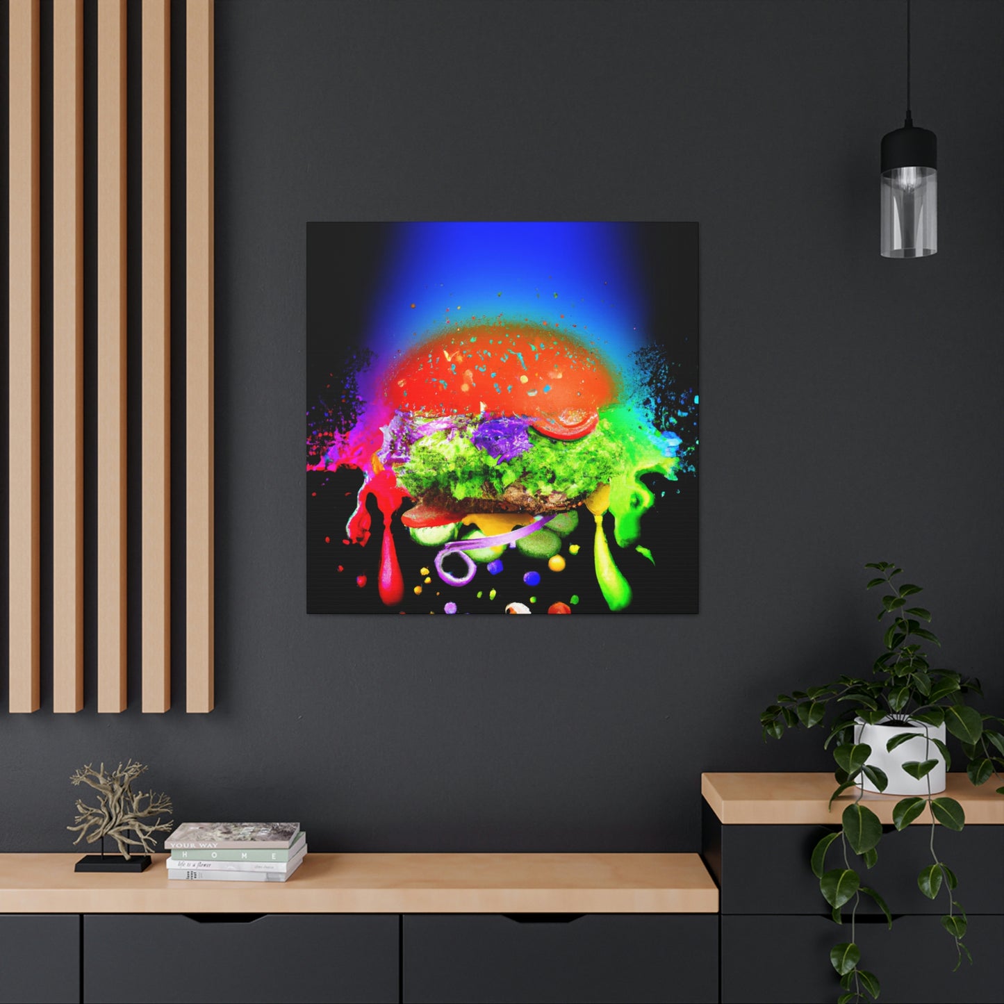 "Burger Rainbow" - The Alien Canva