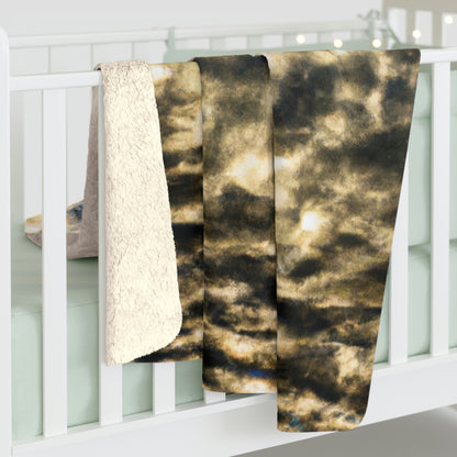 "A Reflection of Celestial Mirage". - The Alien Sherpa Fleece Blanket