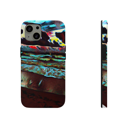 "Dusk at Sea: A Tempestuous Gathering" - The Alien Tough Phone Cases