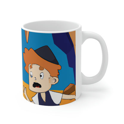 "The Mysterious Cave of the Brave Explorer" - The Alien Ceramic Mug 11 oz