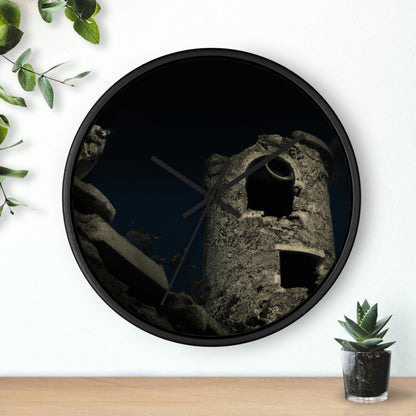 "The Lone Owl's Watchtower" - The Alien Wall Clock