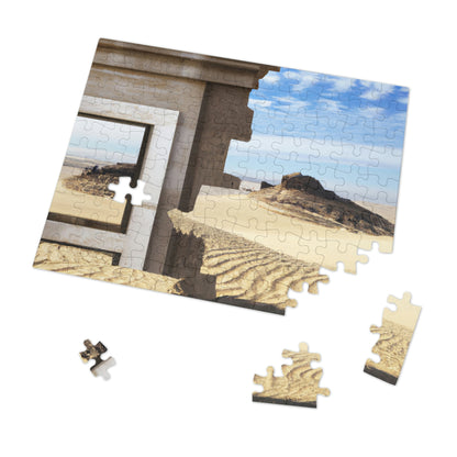 "Lost in the Sands: Discovering the Ancient Temple" - The Alien Jigsaw Puzzle