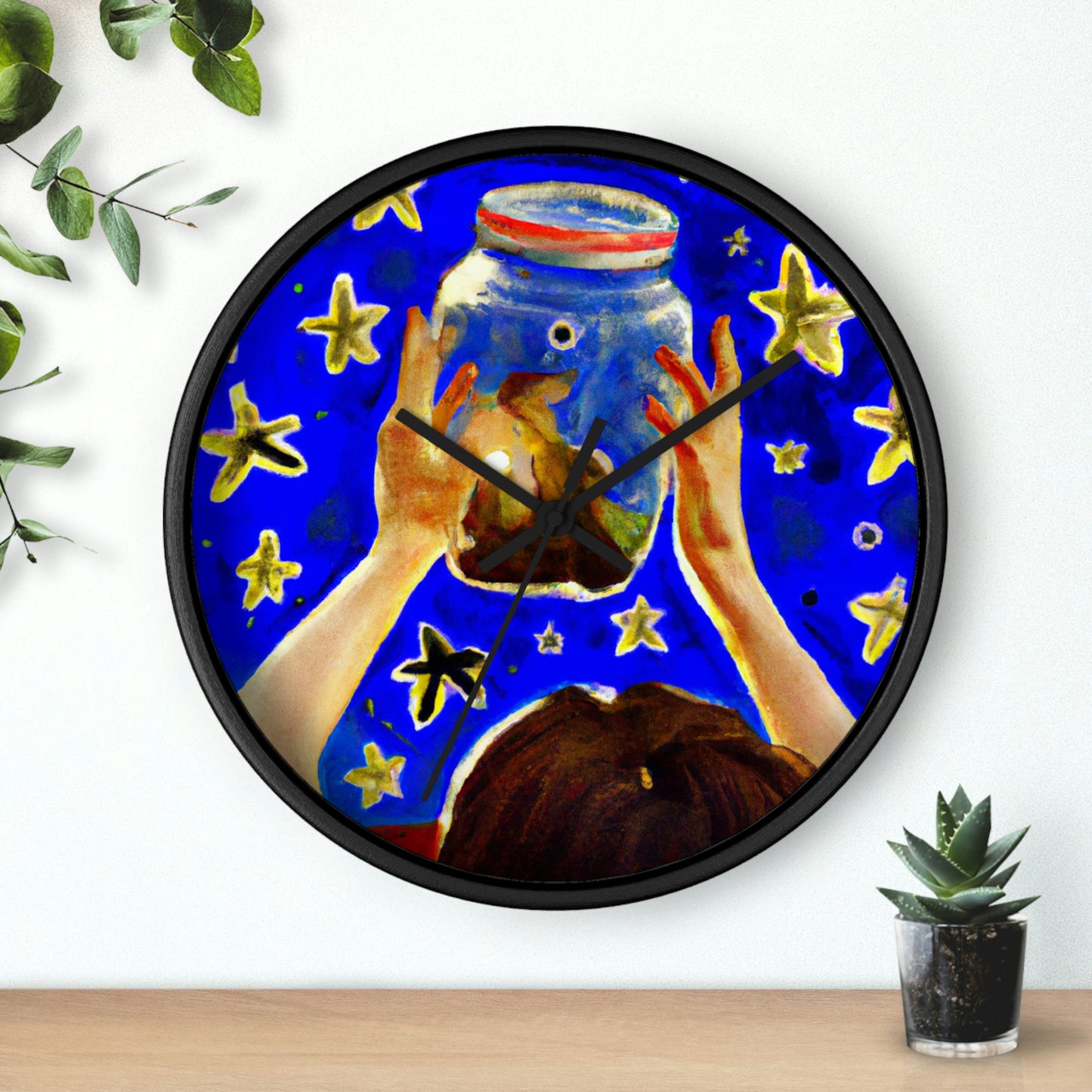 "A Jarful of Stardust" - The Alien Wall Clock