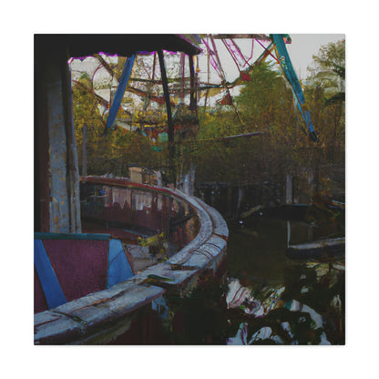 "Lost in the Funhouse: Exploring the Abandoned Amusement Park" - The Alien Canva