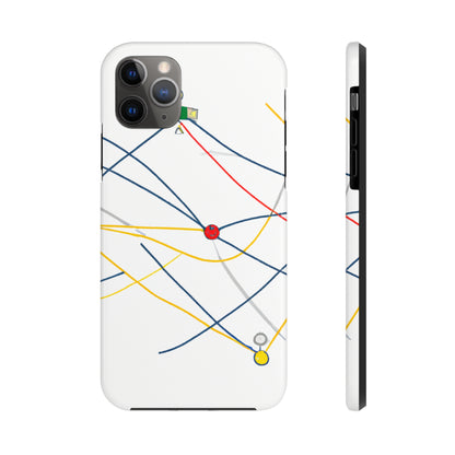 "Exploring the Dynamic Topology: Artful Visualization of a Network Structure." - The Alien Tough Phone Cases