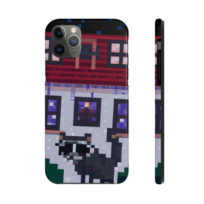 "Caper in the Mansion: A Raccoon's Adventure" - The Alien Tough Phone Cases