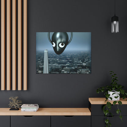 "A Distant Spark: An Alien's Search for Sanctuary in the City." - The Alien Canva