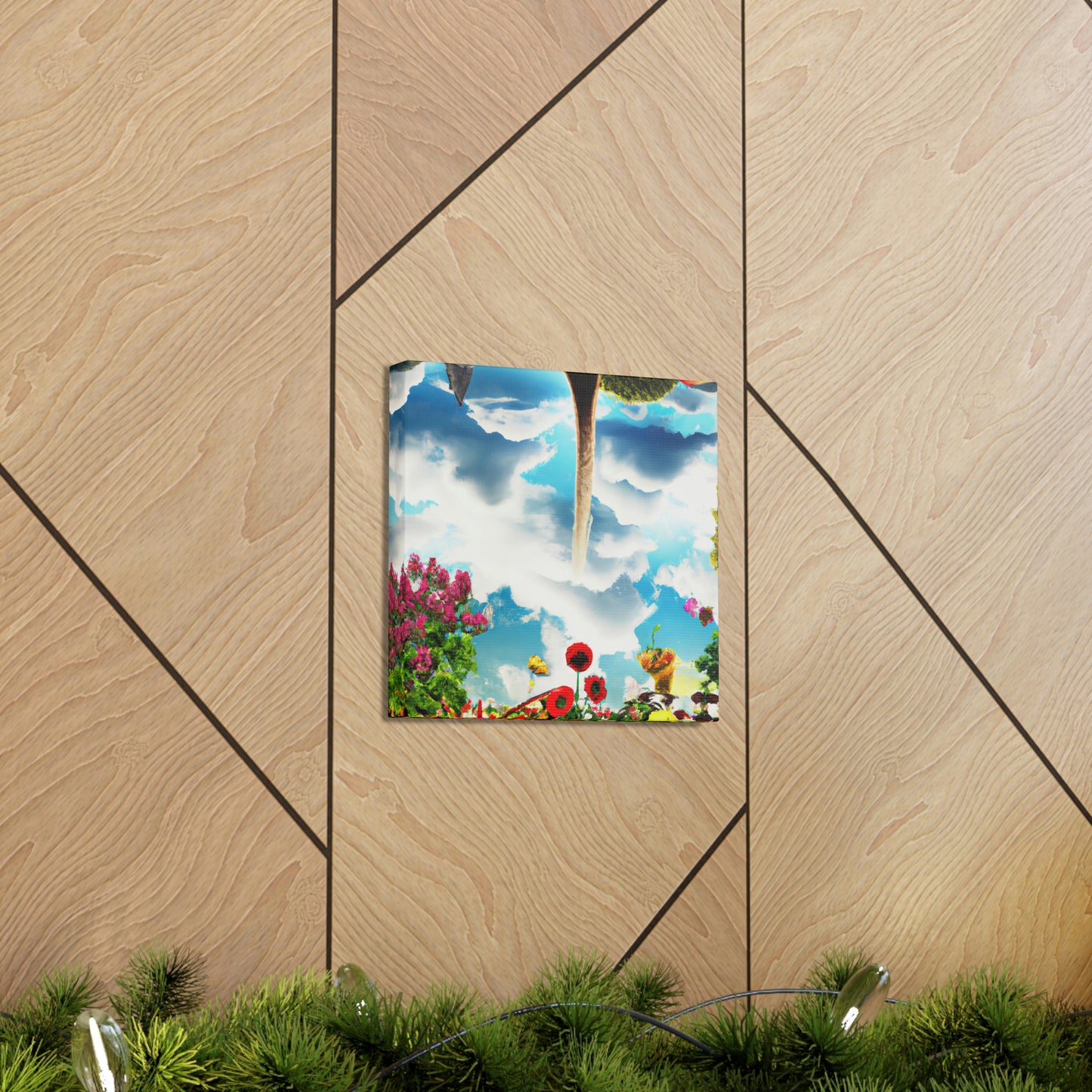 Rainbow Sky Garden - The Alien Canva