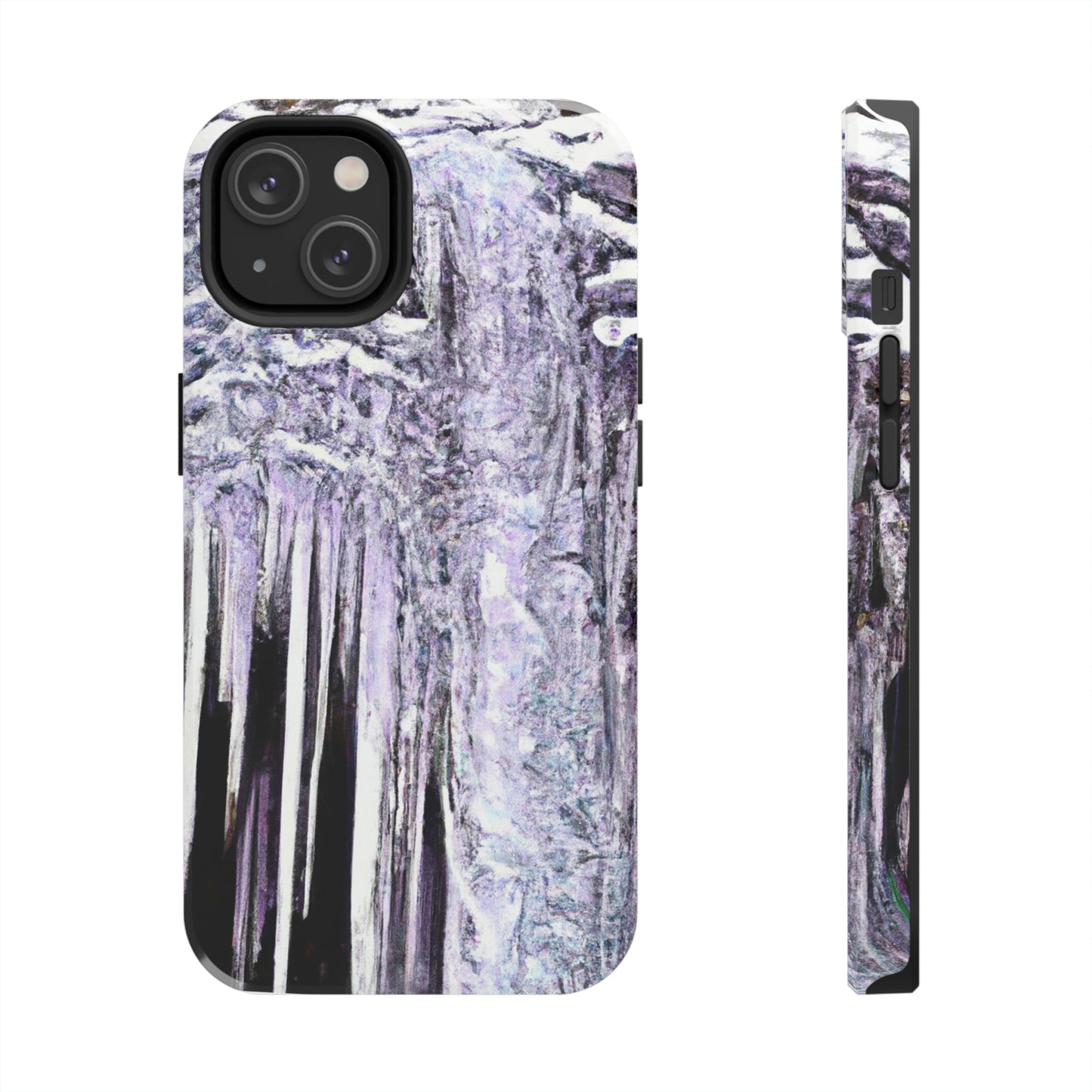 "Frost-Tipped Falls of Glistening Grief" - The Alien Tough Phone Cases