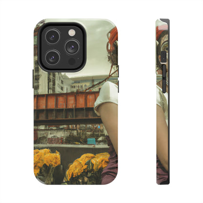 "ChronoTown: Where Time Stands Still" - Die Alien Tough Phone Cases