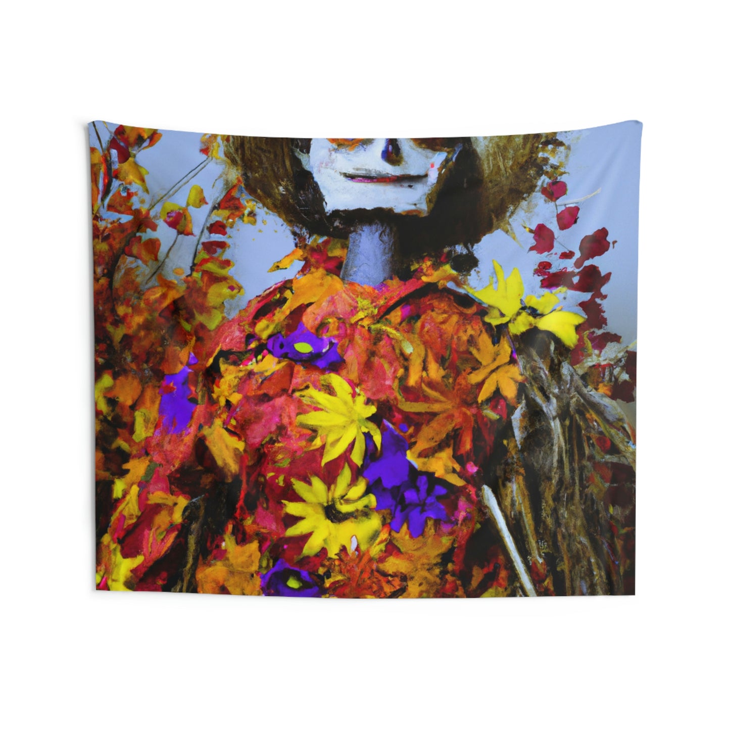 "Autumn Scarecrow Blues" - The Alien Wall Tapestries