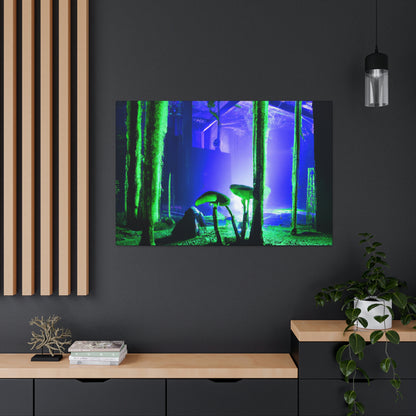 "The Ethereal Woods Beneath the Ruined Factory" - The Alien Canva