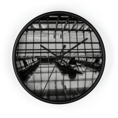 "The Ghosts at the Airport: Declining Passenger Flight." - The Alien Wall Clock