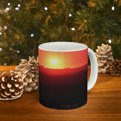 "The Last Light of a Forgotten City" - The Alien Ceramic Mug 11 oz