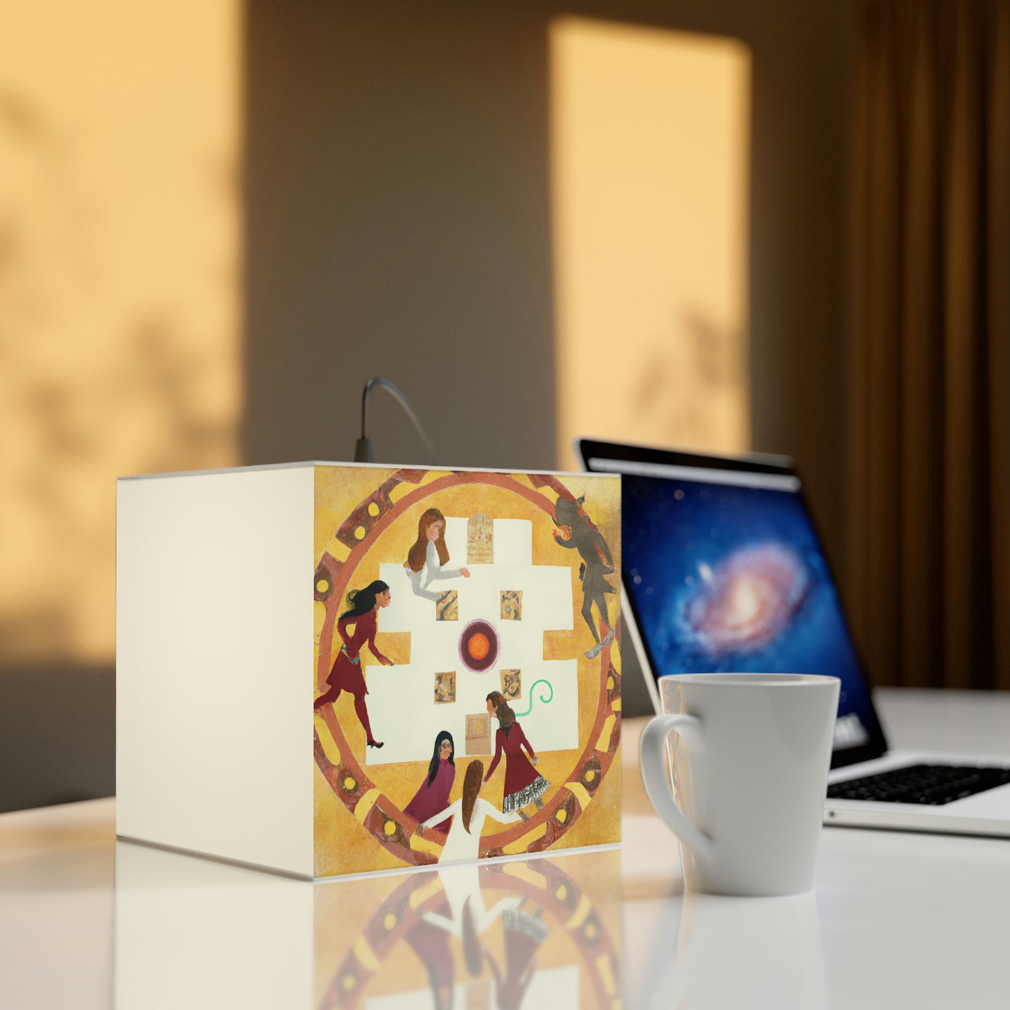 The Castle Caper: A Battle of Wits and Adventure - The Alien Light Cube Lamp