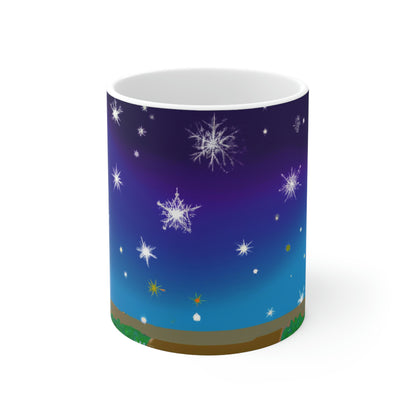 "A Celestial Garden of Color" - The Alien Ceramic Mug 11 oz