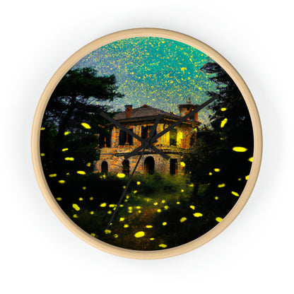 "A Shining Embrace of Fireflies" - The Alien Wall Clock