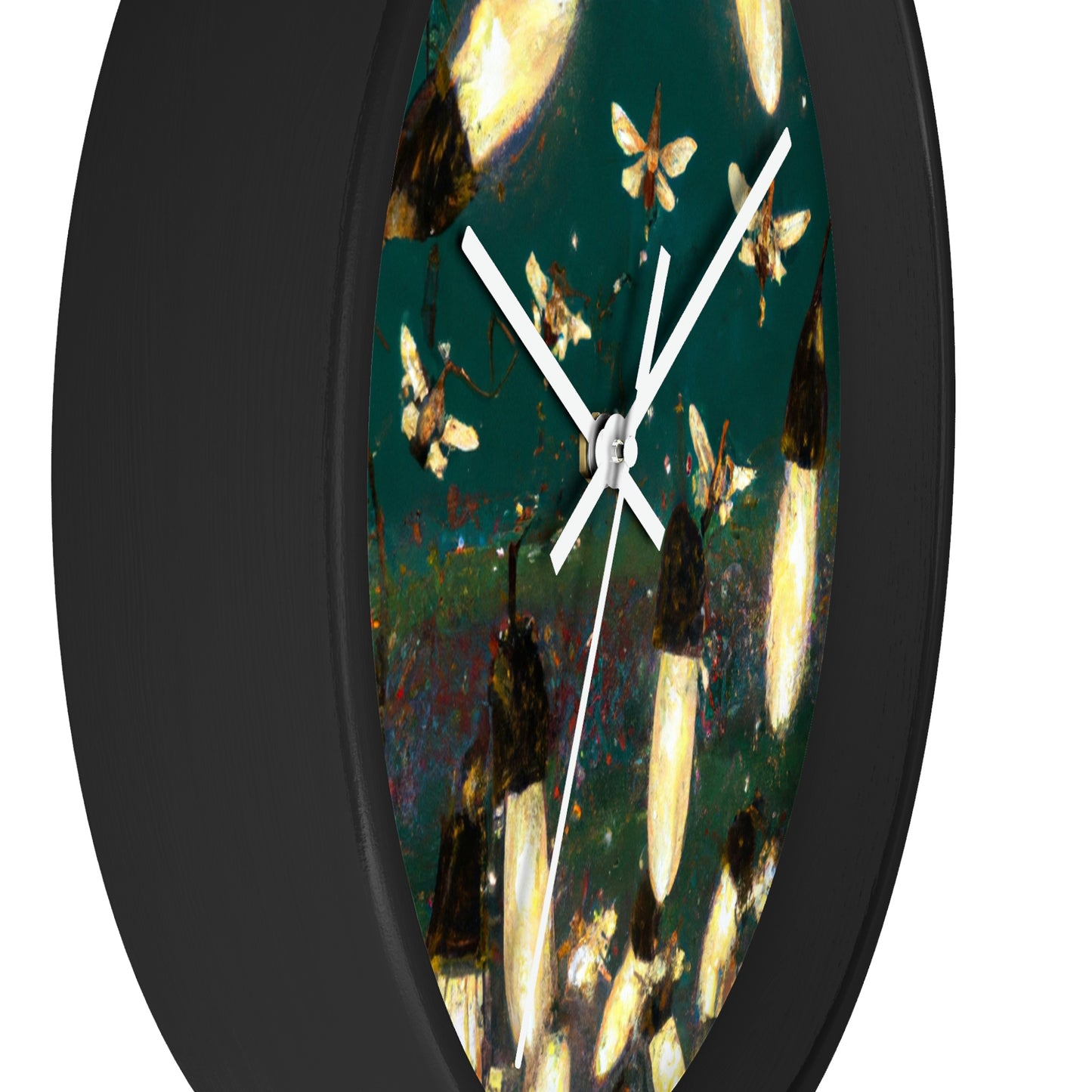 Twinkling Fireflies in the Evening Sky - The Alien Wall Clock