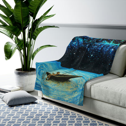 "A Voyage of Starlight". - The Alien Velveteen Plush Blanket