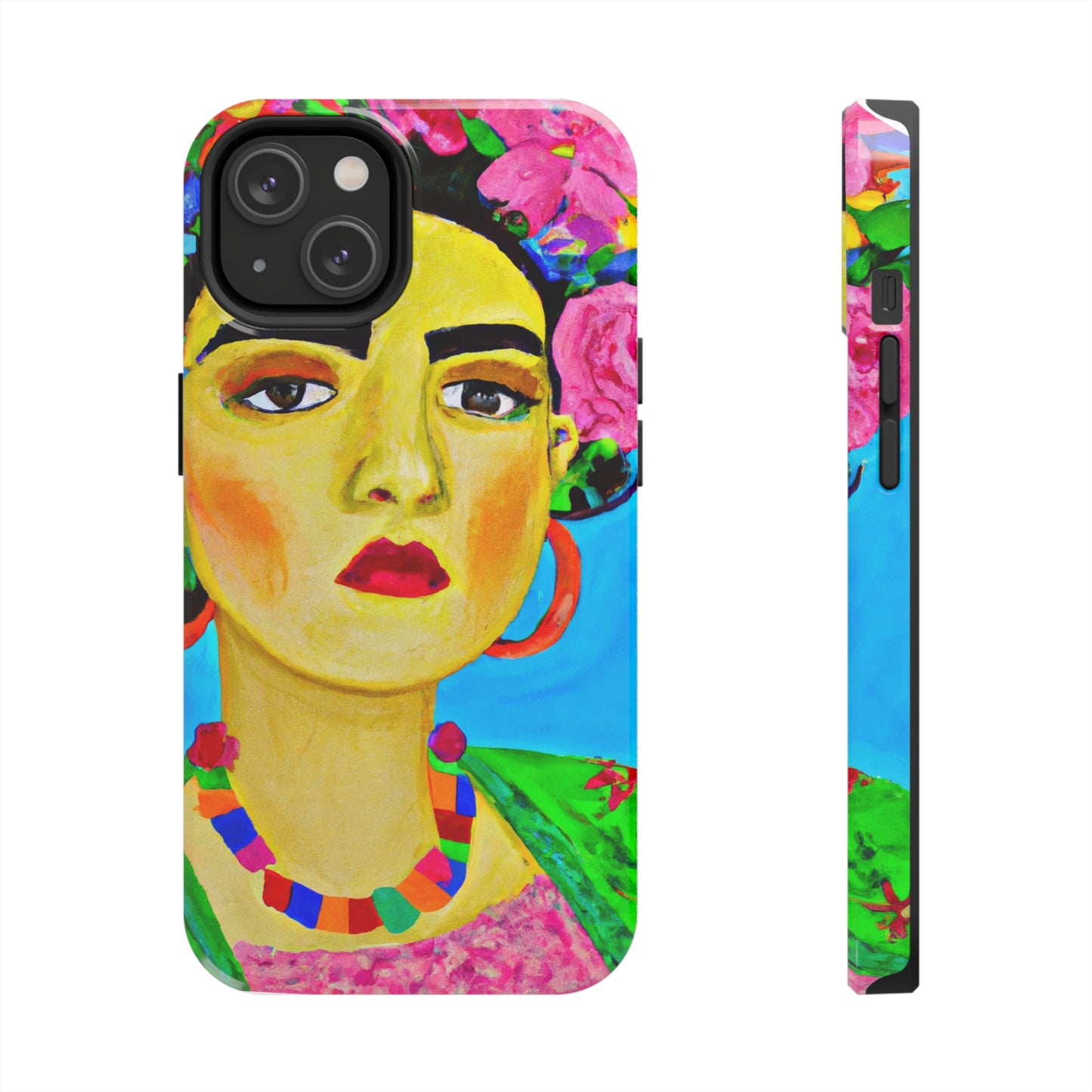 "Fierce and Free: Un tributo a las mujeres mexicanas inspirado en Frida Kahlo" - The Alien Tough Phone Cases