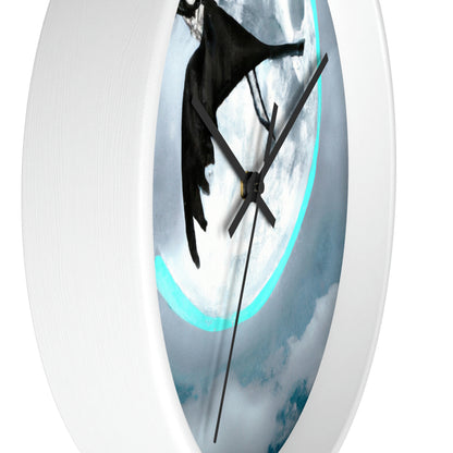 "Lunar Plunge" - The Alien Wall Clock