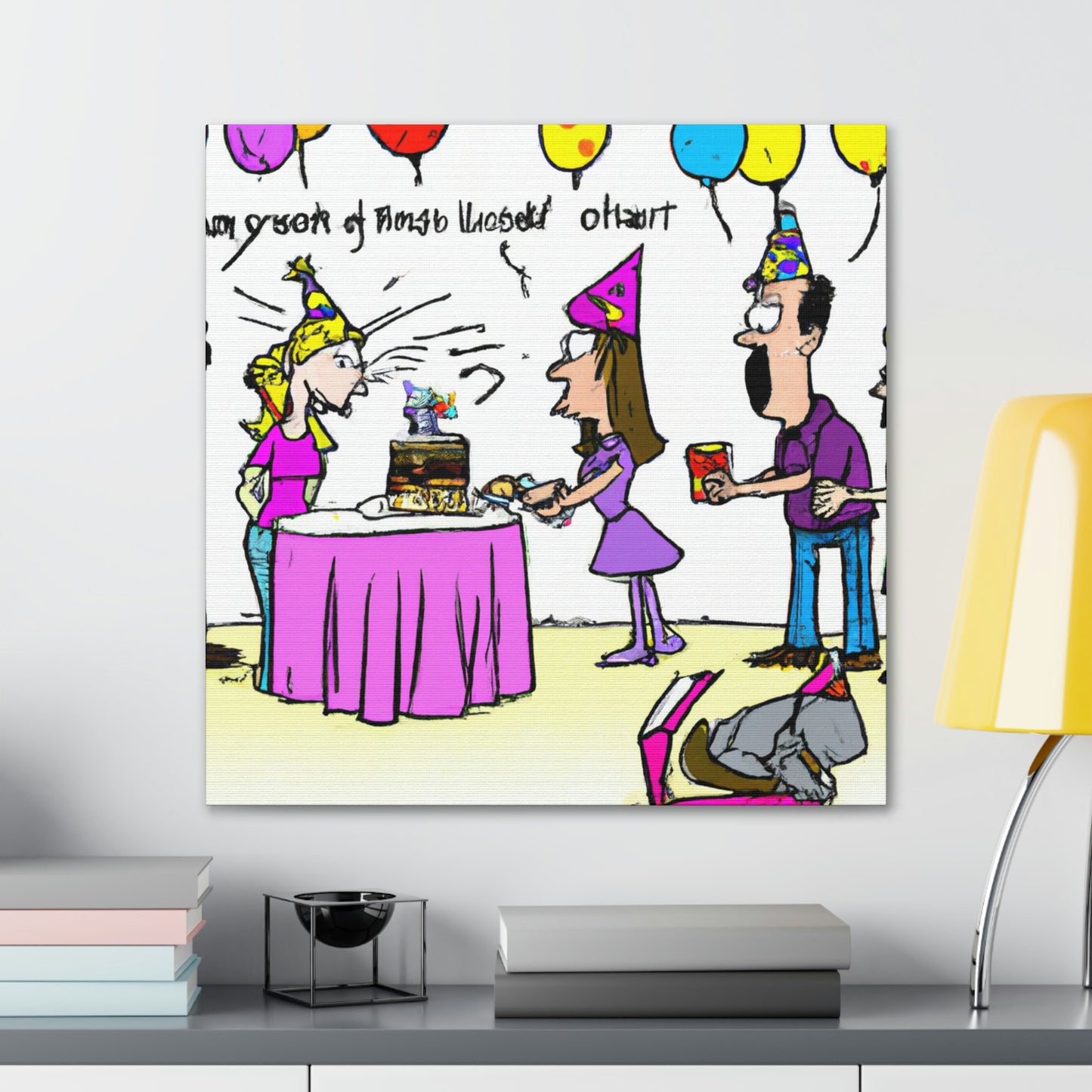 "The Chaos of a Surprise Birthday Party" - The Alien Canva