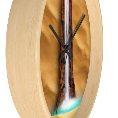 "Lonely Waterfall in a Desolate Desert" - The Alien Wall Clock